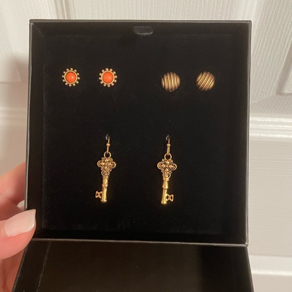 NIB Patricia Nash Not So Basic Trio Earring Set - Picture 2 of 5